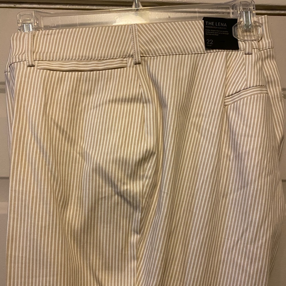 Lane Bryant Lena Crop Pants with waistband pockets